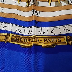 Hermes Dies et Hore silk scarf